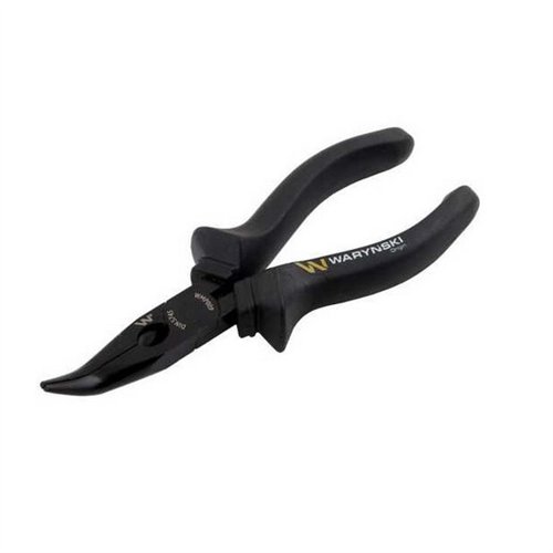 Szczypce wydłużone wygięte 160mm Waryński