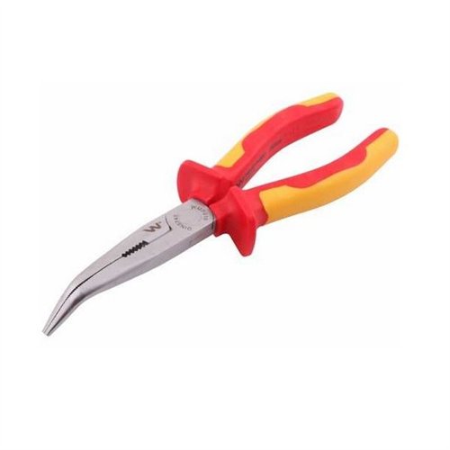 Szczypce izolowane wydłużone wygięte 200mm VDE WMP019 Waryński