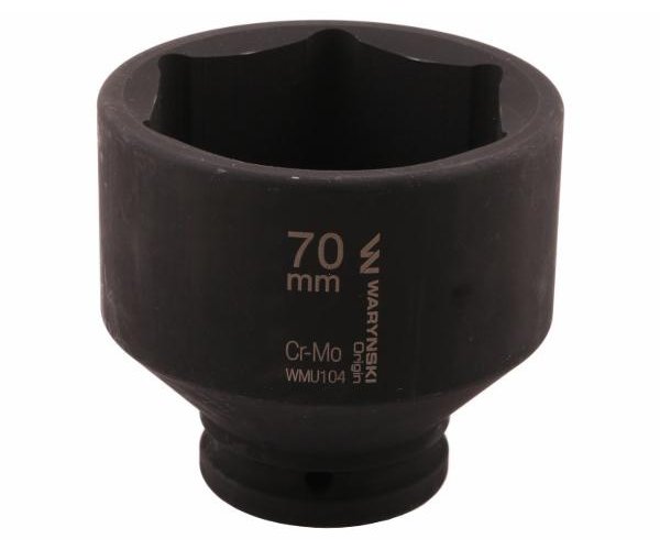 Nasadka udarowa sześciokątna 3/4". 70 mm. CrMo. DIN 3129. Waryński