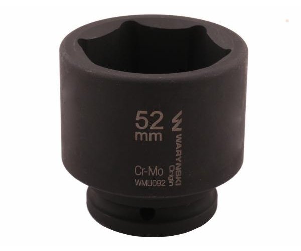 Nasadka udarowa sześciokątna 3/4". 52 mm. CrMo. DIN 3129. Waryński