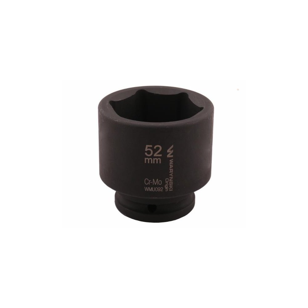 Nasadka udarowa sześciokątna 3/4". 52 mm. CrMo. DIN 3129. Waryński