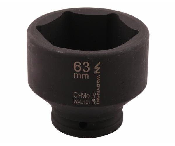Nasadka udarowa sześciokątna 3/4". 63 mm. CrMo. DIN 3129. Waryński