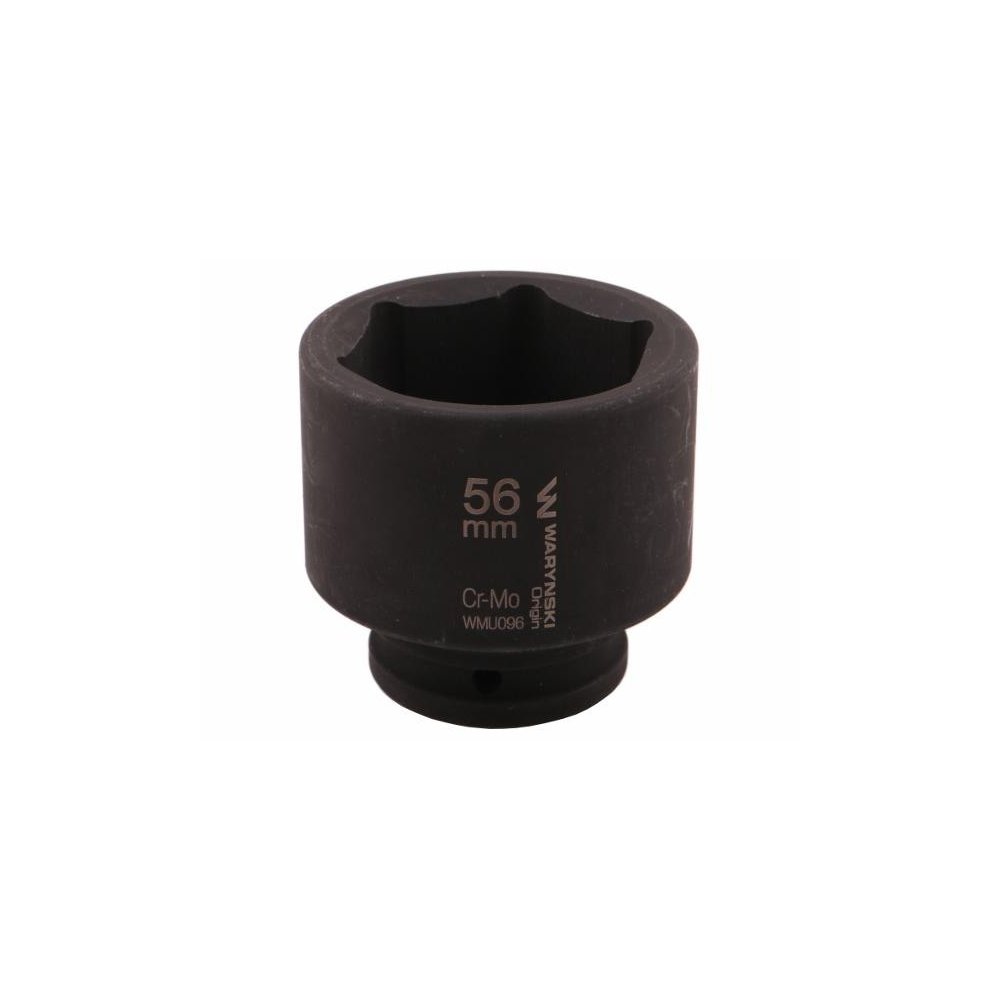 Nasadka udarowa sześciokątna 3/4". 56 mm. CrMo. DIN 3129. Waryński