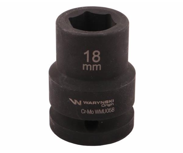 Nasadka udarowa sześciokątna 3/4". 18 mm. CrMo. DIN 3129. Waryński