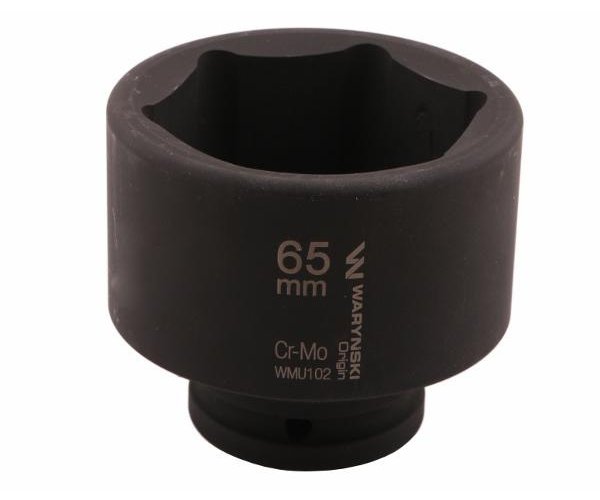 Nasadka udarowa sześciokątna 3/4". 65 mm. CrMo. DIN 3129. Waryński