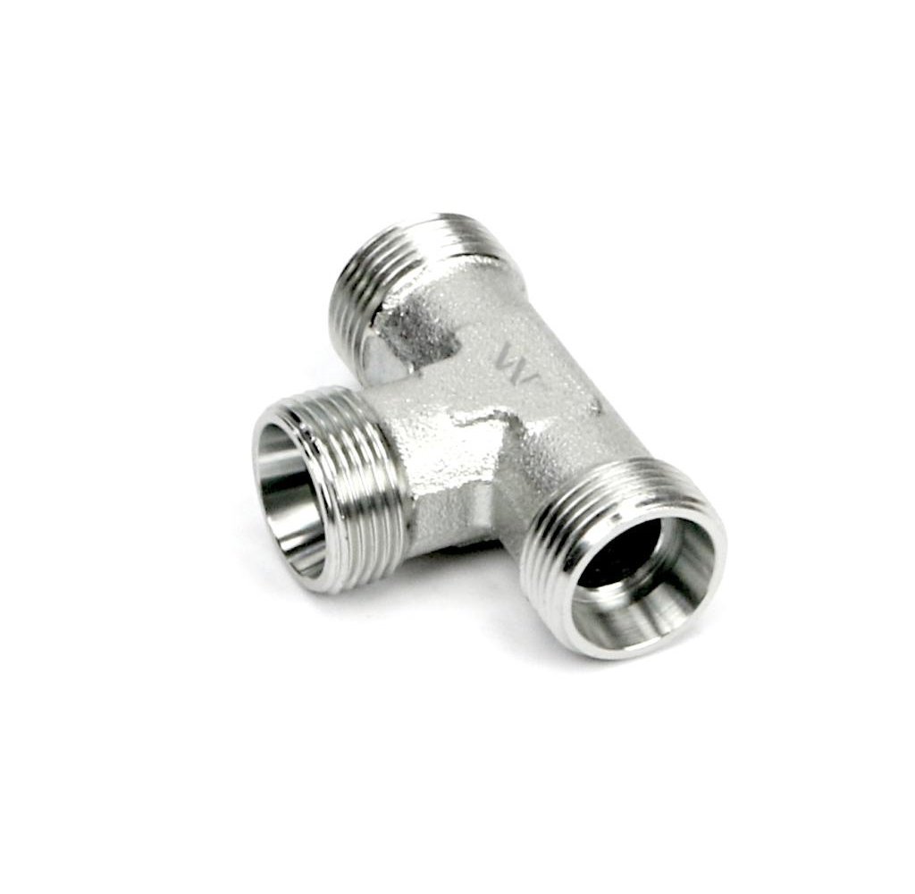 Trójnik hydrauliczny metryczny BBB M18x1.5 12L (XT) Waryński ( sprzedawane po 50 )