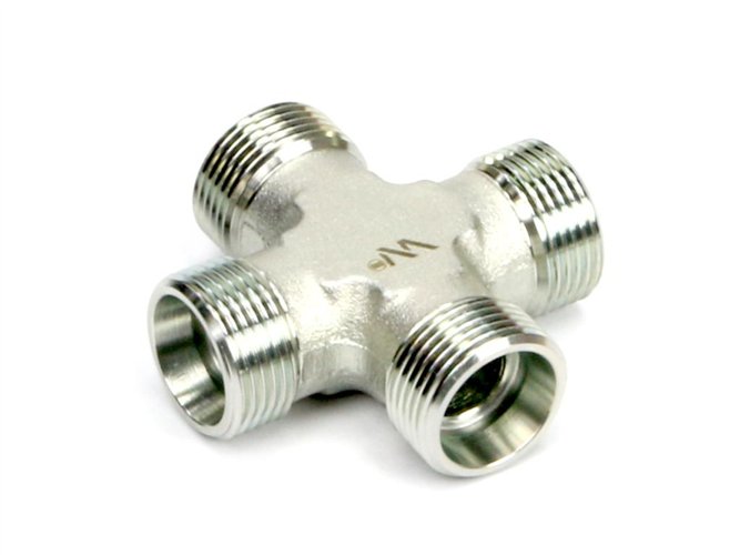 Czwórnik hydrauliczny metryczny BBBB M52x2 42L Waryński