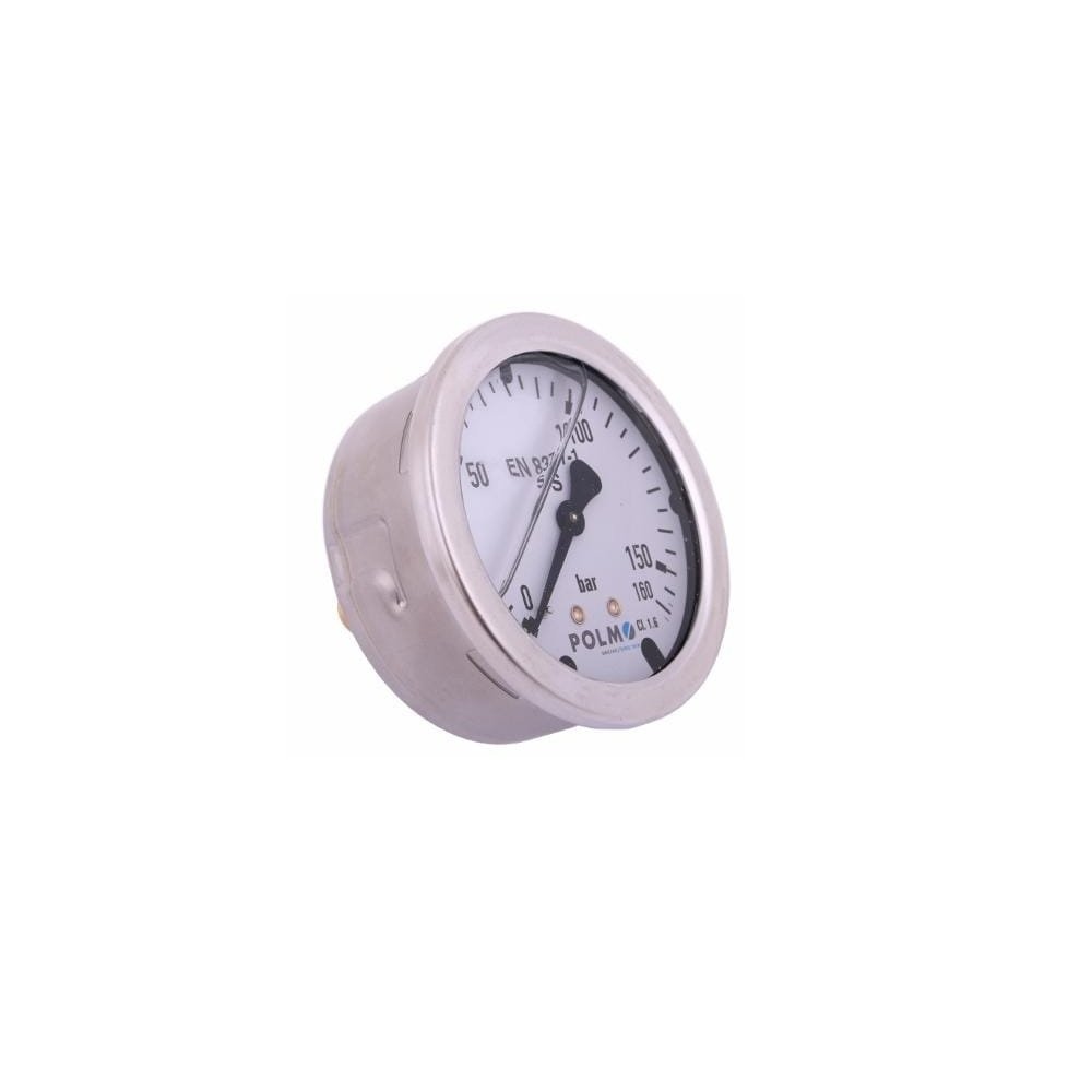Manometr glicerynowy M63 0-160 bar tylne przyłącze G1/4" POLMO