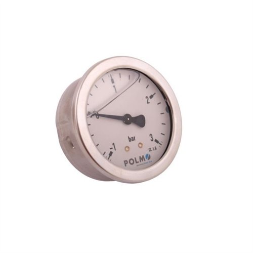 Manowakuometr glicerynowy M63 (-1 do 3 bar) tylne przyłącze G1/4 POLMO