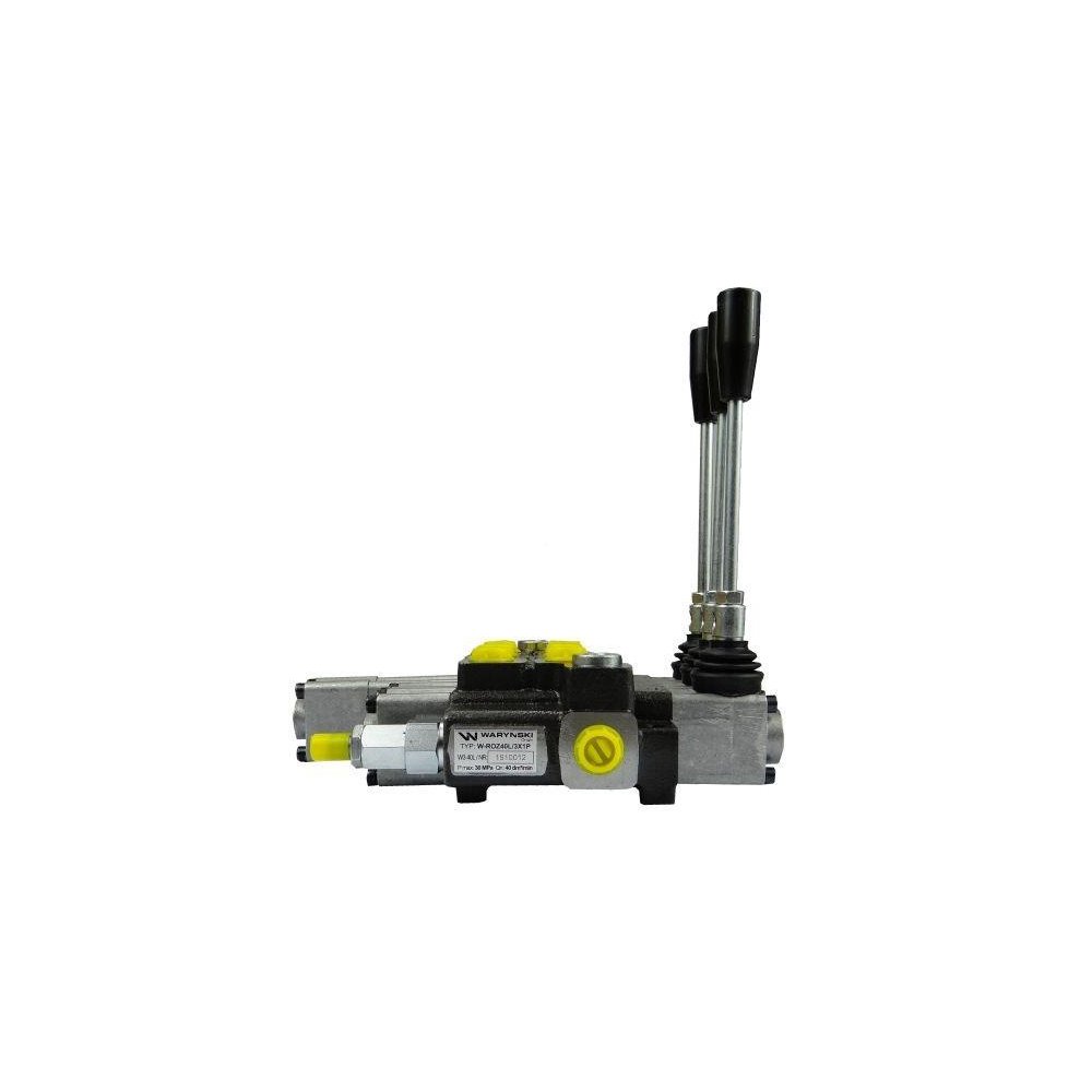 Rozdzielacz hydrauliczny 3-sekcyjny max przepływ 40L 1-sekcja pływająca Waryński
