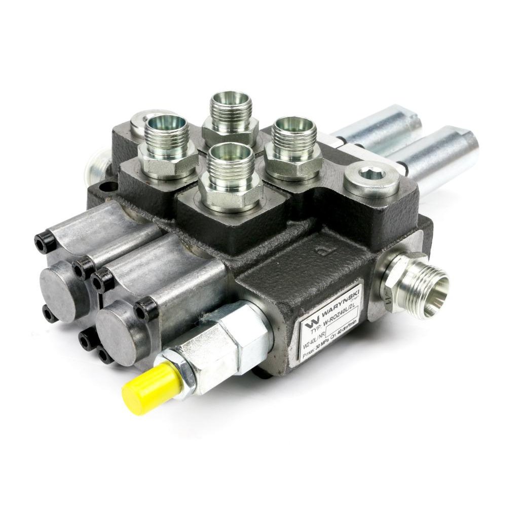 Zestaw: Rozdzielacz 2-sekcyjny na linki + Elementy złączne Waryński