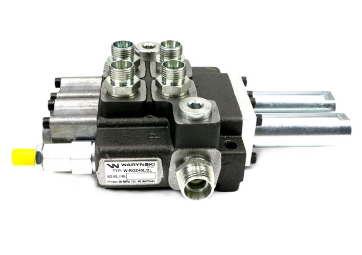 Zestaw: Rozdzielacz 2-sekcyjny na linki + Elementy złączne Waryński