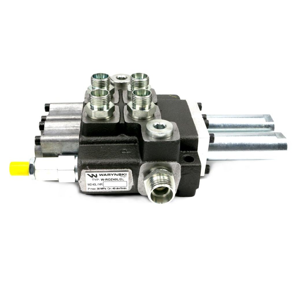 Zestaw: Rozdzielacz 2-sekcyjny na linki + Elementy złączne Waryński