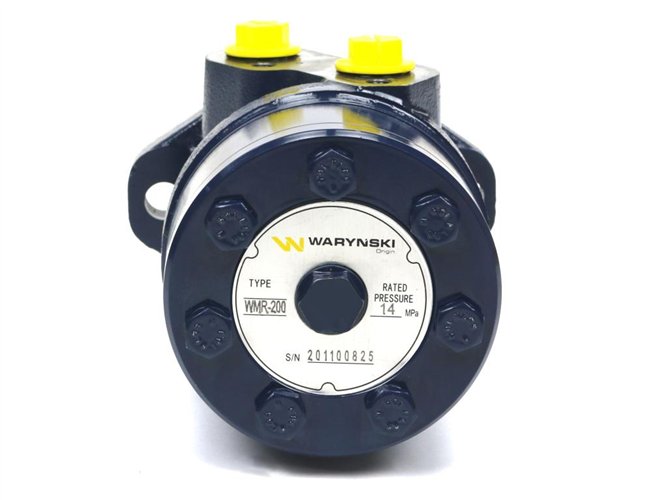 Silnik hydrauliczny orbitalny (stosowany do owijarek) WMR 200 cm3/obr (140 bar / max.200 bar) Waryński