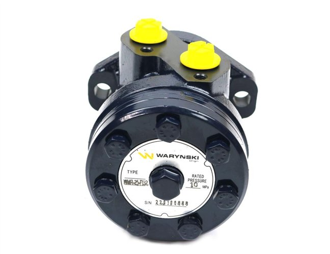 Silnik hydrauliczny orbitalny WMR 25 cm3/obr z wałkiem fi 32mm (100 bar / max.200 bar) Waryński