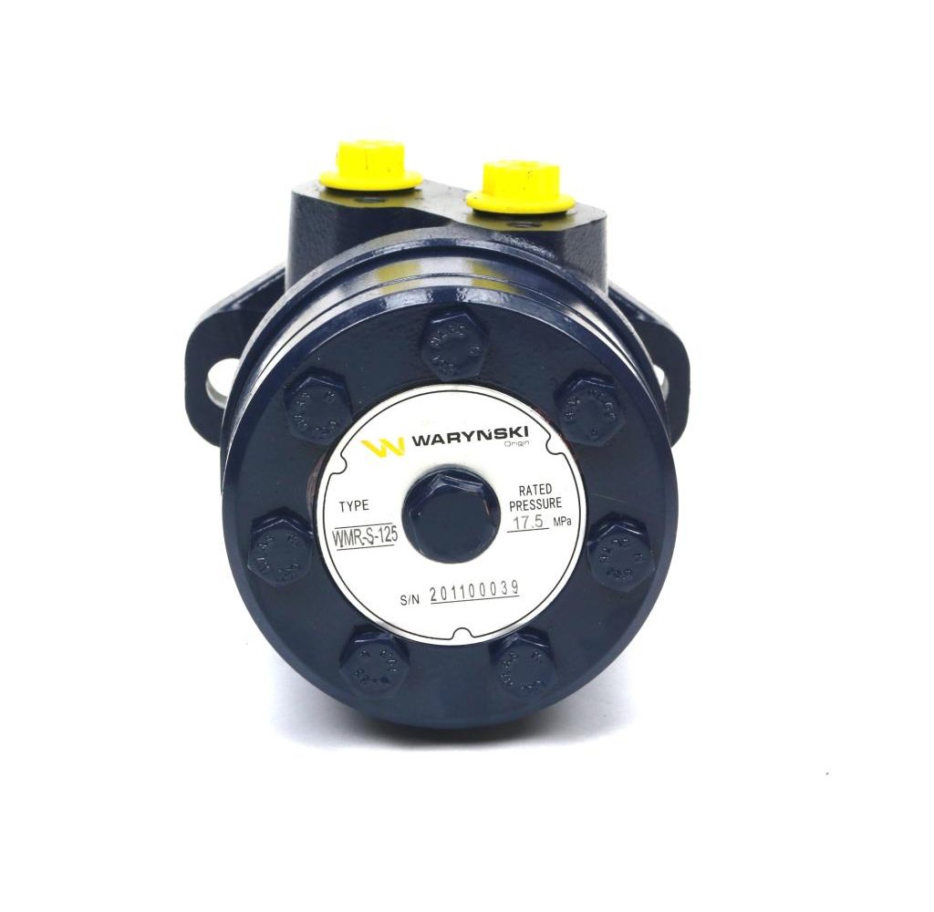 Silnik hydrauliczny orbitalny wzmacniany WMR-S 125 cm3/obr (175 bar / max.220 bar) Waryński