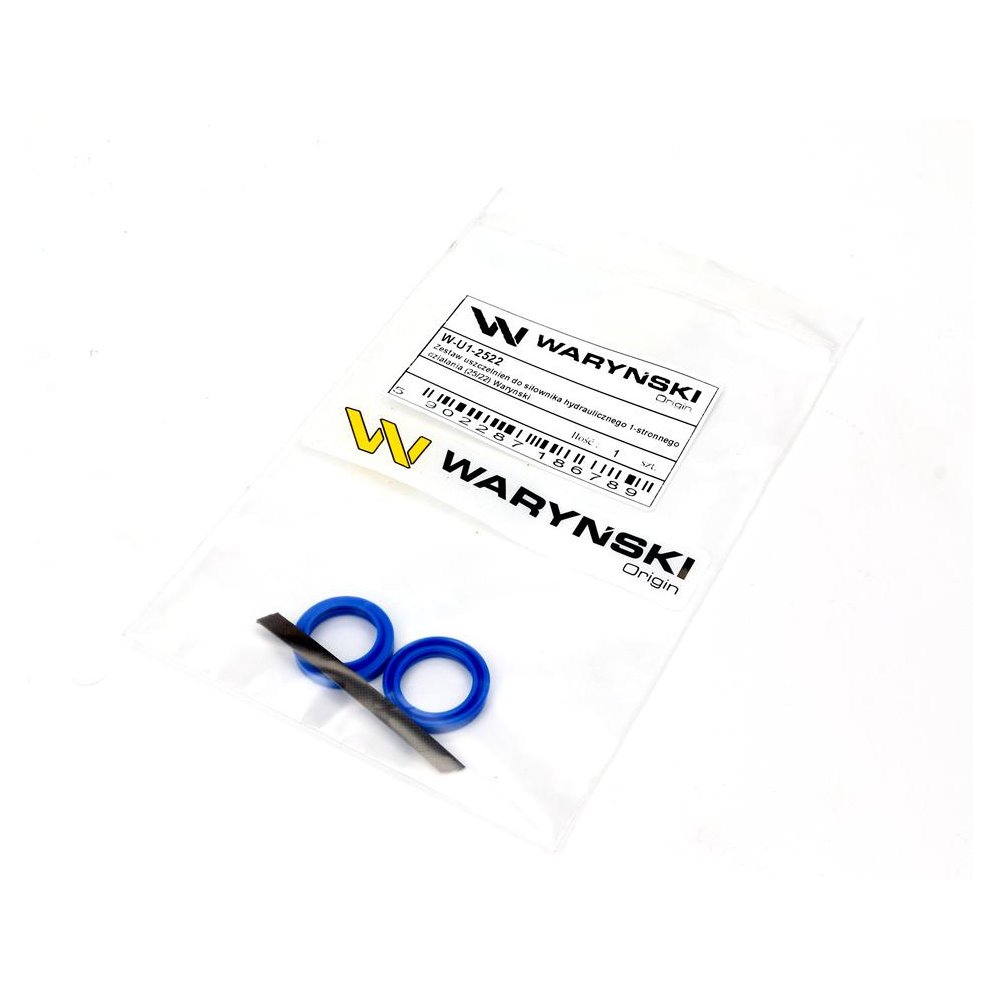 Zestaw uszczelnień do siłownika hydraulicznego 1-stronnego działania (25/22) Waryński
