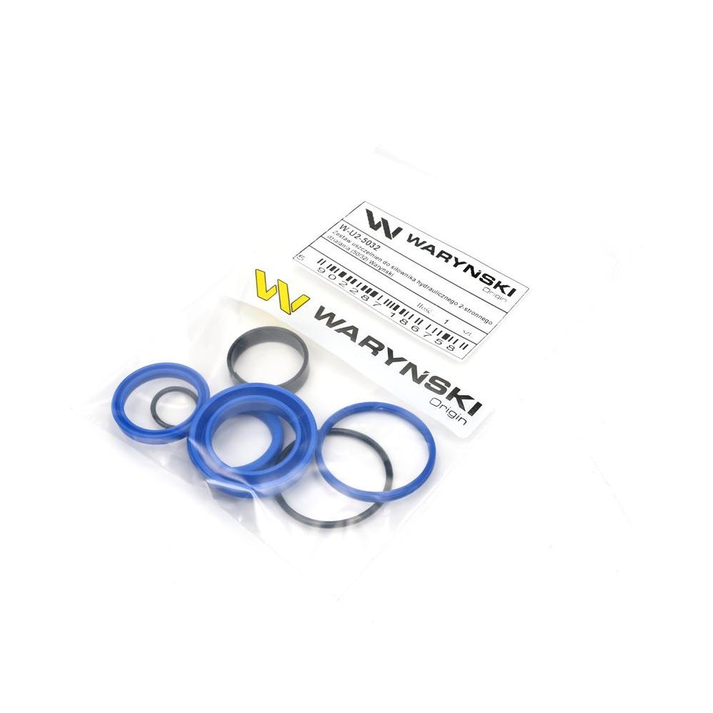 Zestaw uszczelnień do siłownika hydraulicznego 1-stronnego działania (50/32) Waryński