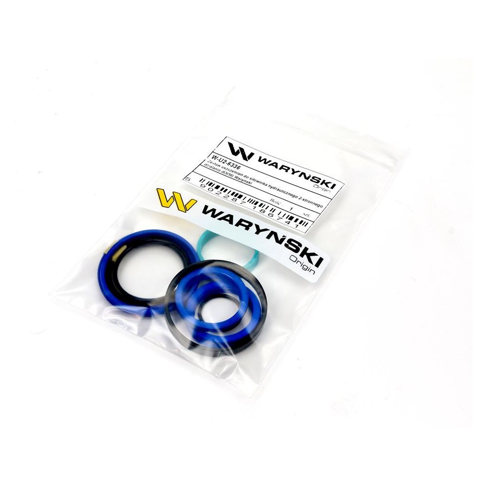 Zestaw uszczelnień do siłownika hydraulicznego 2-stronnego działania (63/36) Waryński