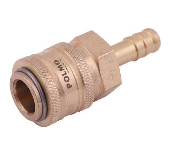 Szybkozłącze pneumatyczne P26 NW7.2 gniazdo pod wąż DN08mm POLMO ( sprzedawane po 5 )