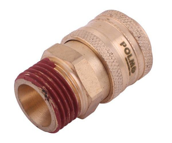 Szybkozłącze pneumatyczne P26 NW7.2 gniazdo 1/2"BSP gwint zewnętrzny POLMO ( sprzedawane po 5 )