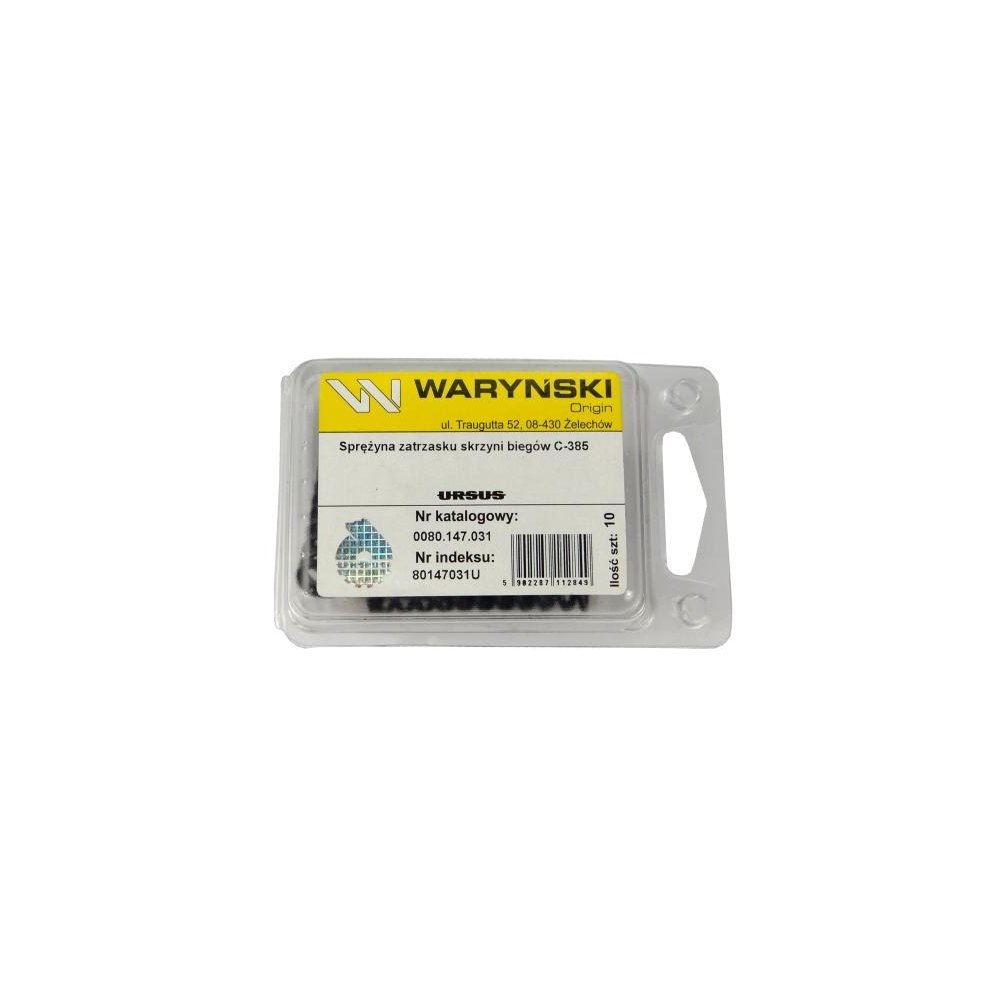 Sprężyna zatrzasku skrzyni biegów sprzedawane po 10 C-385 ORYGINAŁ URSUS