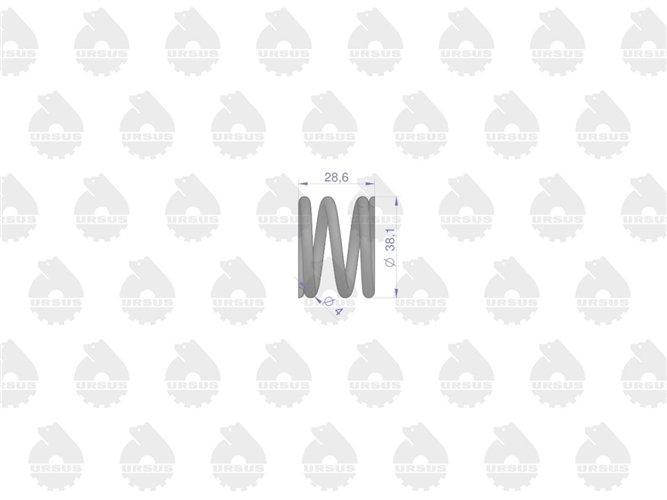 Sprężyna dźwigni zmiany biegów sprzedawane po 10 C-385 ORYGINAŁ URSUS