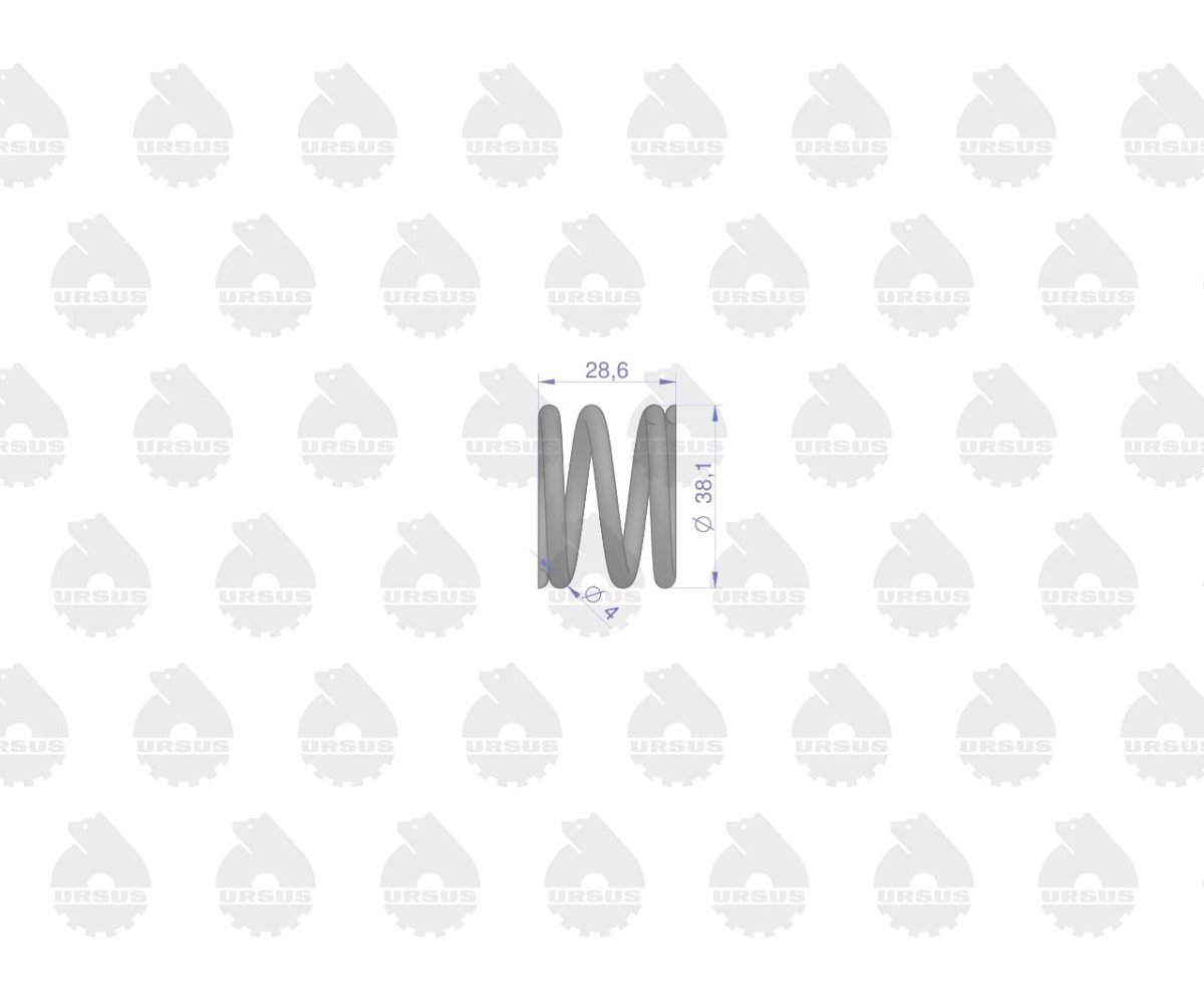 Sprężyna dźwigni zmiany biegów sprzedawane po 10 C-385 ORYGINAŁ URSUS