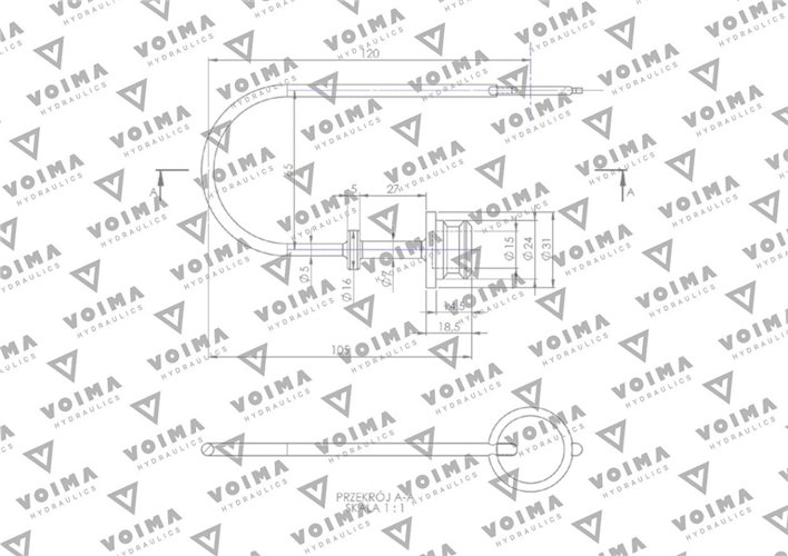 Pokrywa (zatyczka. osłona przeciwpyłowa) do GNIAZDA szybkozłącza EURO - kolor czerwony VOIMA ( sprzedawane po 10 )