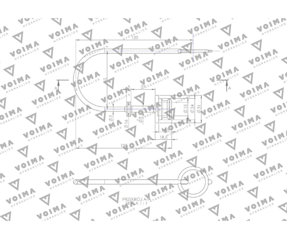 Pokrywa (zatyczka. osłona przeciwpyłowa) do GNIAZDA szybkozłącza EURO - kolor czerwony VOIMA ( sprzedawane po 10 )