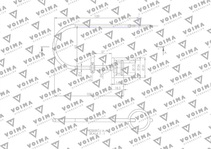 Pokrywa (zatyczka. osłona przeciwpyłowa) do GNIAZDA szybkozłącza EURO - kolor niebieski VOIMA ( sprzedawane po 10 )
