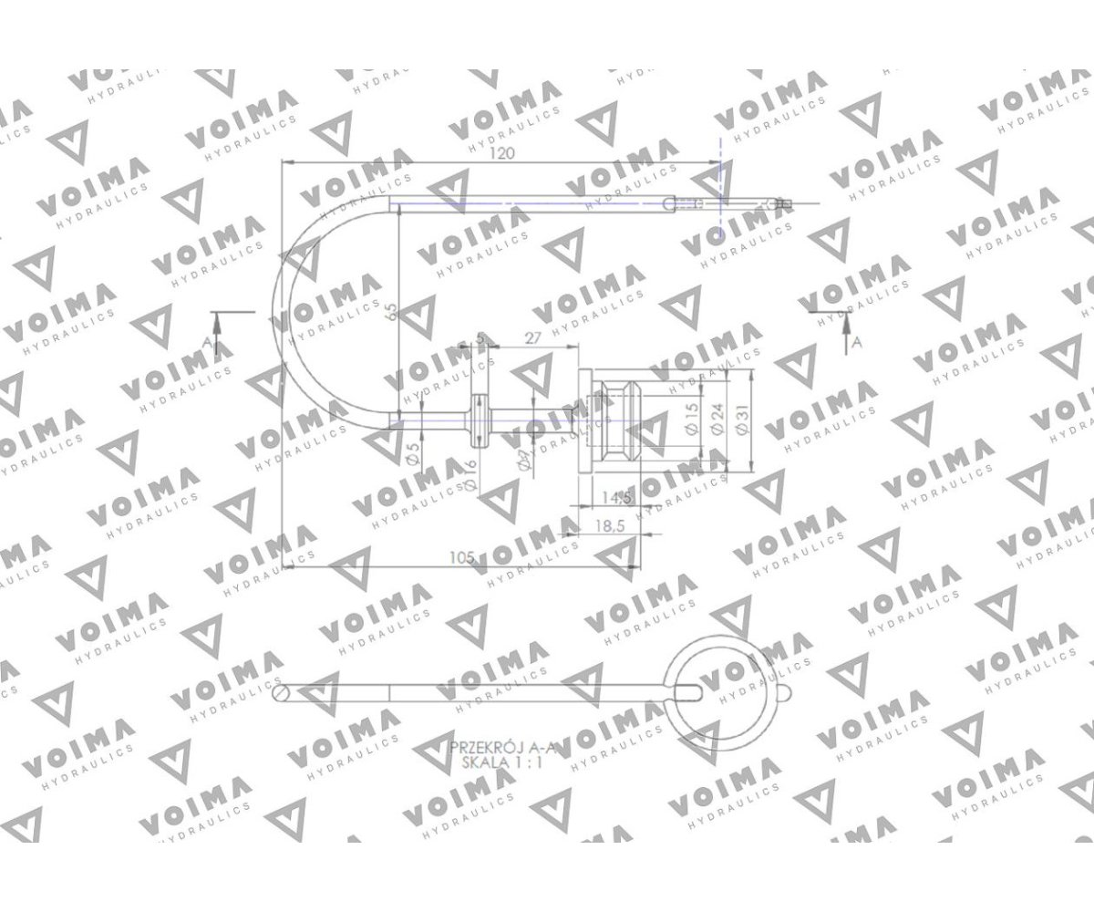 Pokrywa (zatyczka. osłona przeciwpyłowa) do GNIAZDA szybkozłącza EURO - kolor niebieski VOIMA ( sprzedawane po 10 )