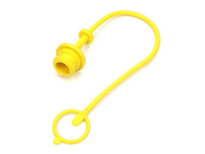 Pokrywa (zatyczka. osłona przeciwpyłowa) do GNIAZDA szybkozłącza EURO - kolor żółty VOIMA ( sprzedawane po 10 )