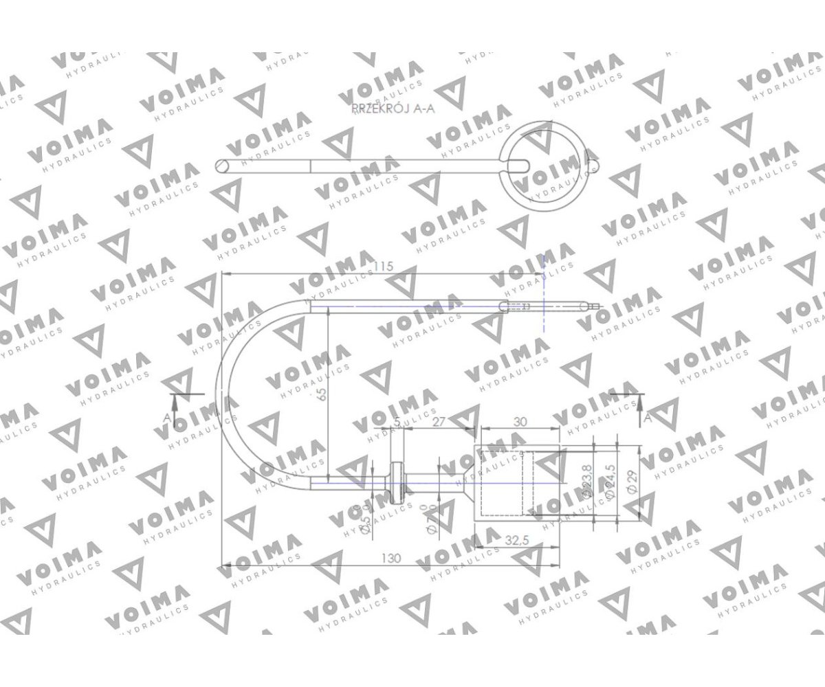 Pokrywa (zatyczka. osłona przeciwpyłowa) do WTYCZKI szybkozłącza EURO - kolor czerwony VOIMA ( sprzedawane po 10 )