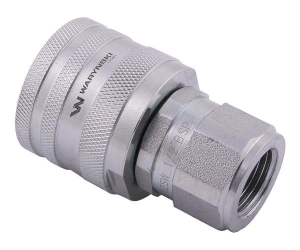 Szybkozłącze hydrauliczne skręcane wtyczka G1/2"BSP gwint wewnętrzny 300bar Waryński