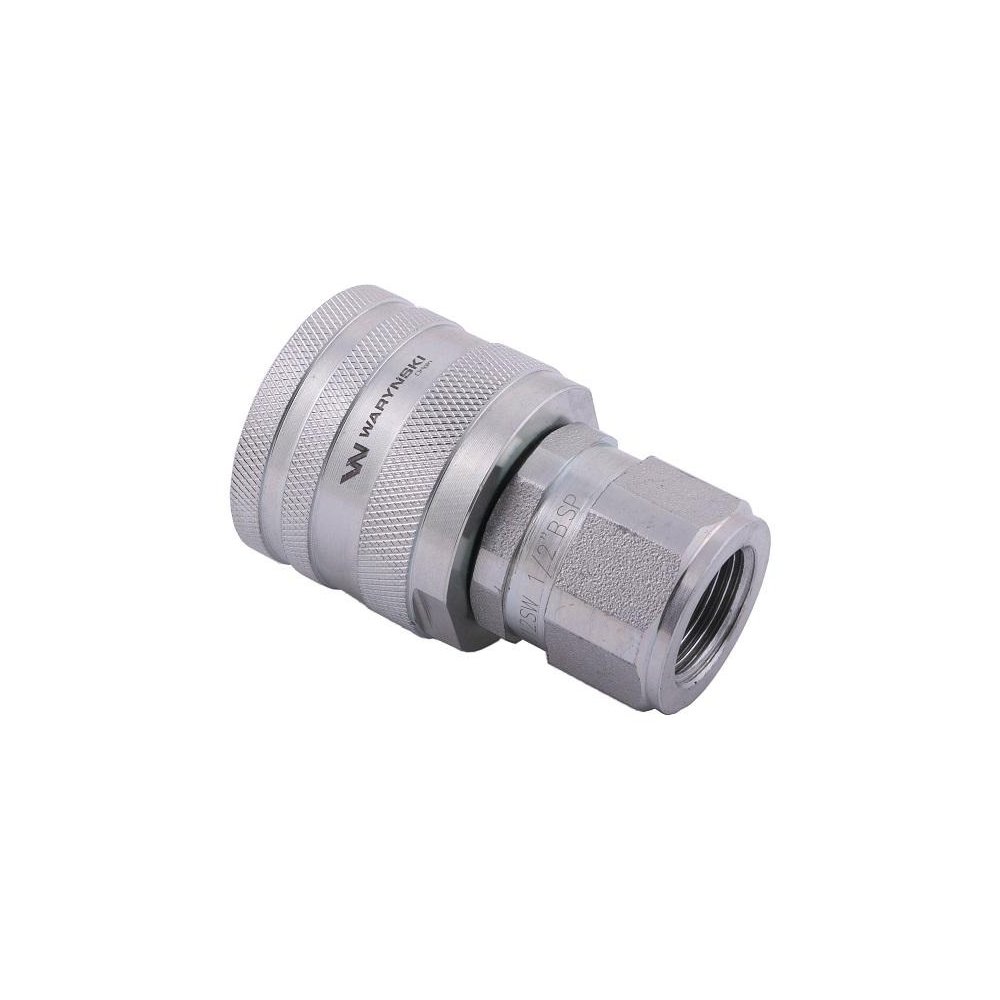 Szybkozłącze hydrauliczne skręcane wtyczka G1/2"BSP gwint wewnętrzny 300bar Waryński