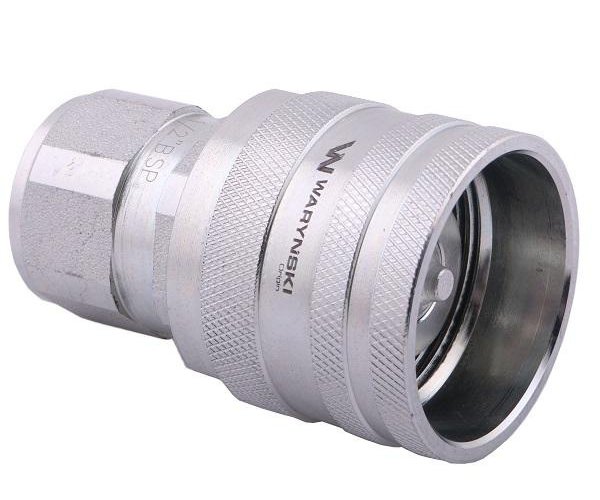Szybkozłącze hydrauliczne skręcane wtyczka G1/2"BSP gwint wewnętrzny 300bar Waryński