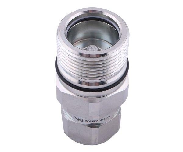 Szybkozłącze hydrauliczne skręcane gniazdo G1"BSP gwint wewnętrzny 250bar Waryński
