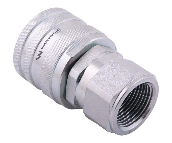 Szybkozłącze hydrauliczne skręcane wtyczka G1"BSP gwint wewnętrzny 250bar Waryński
