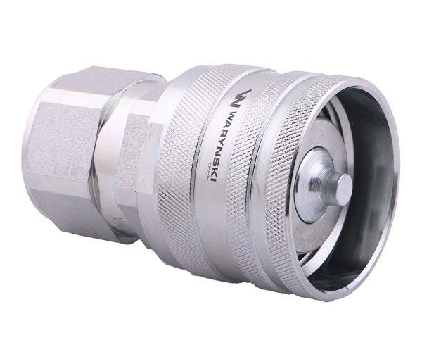 Szybkozłącze hydrauliczne skręcane wtyczka G1"BSP gwint wewnętrzny 250bar Waryński