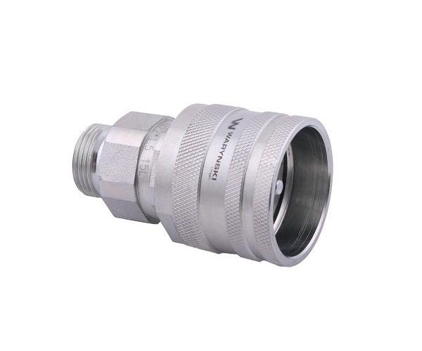 Szybkozłącze hydrauliczne skręcane wtyczka M22x1.5 gwint zewnętrzny 300bar Waryński