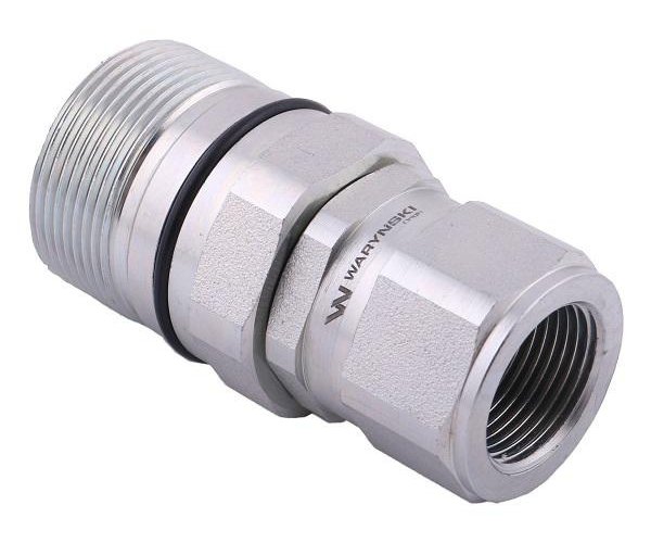 Szybkozłącze hydrauliczne skręcane gniazdo G3/4"BSP gwint wewnętrzny 250bar Waryński