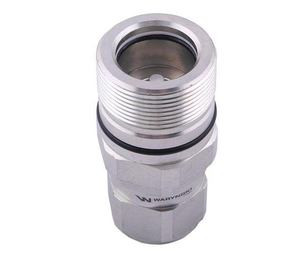 Szybkozłącze hydrauliczne skręcane gniazdo G3/4"BSP gwint wewnętrzny 250bar Waryński