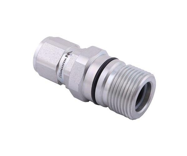 Szybkozłącze hydrauliczne skręcane gniazdo G3/8"BSP gwint wewnętrzny 300bar Waryński