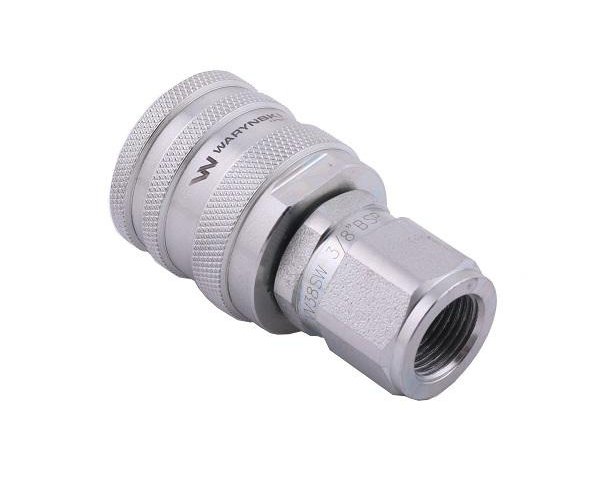 Szybkozłącze hydrauliczne skręcane wtyczka G3/8"BSP gwint wewnętrzny 300bar Waryński