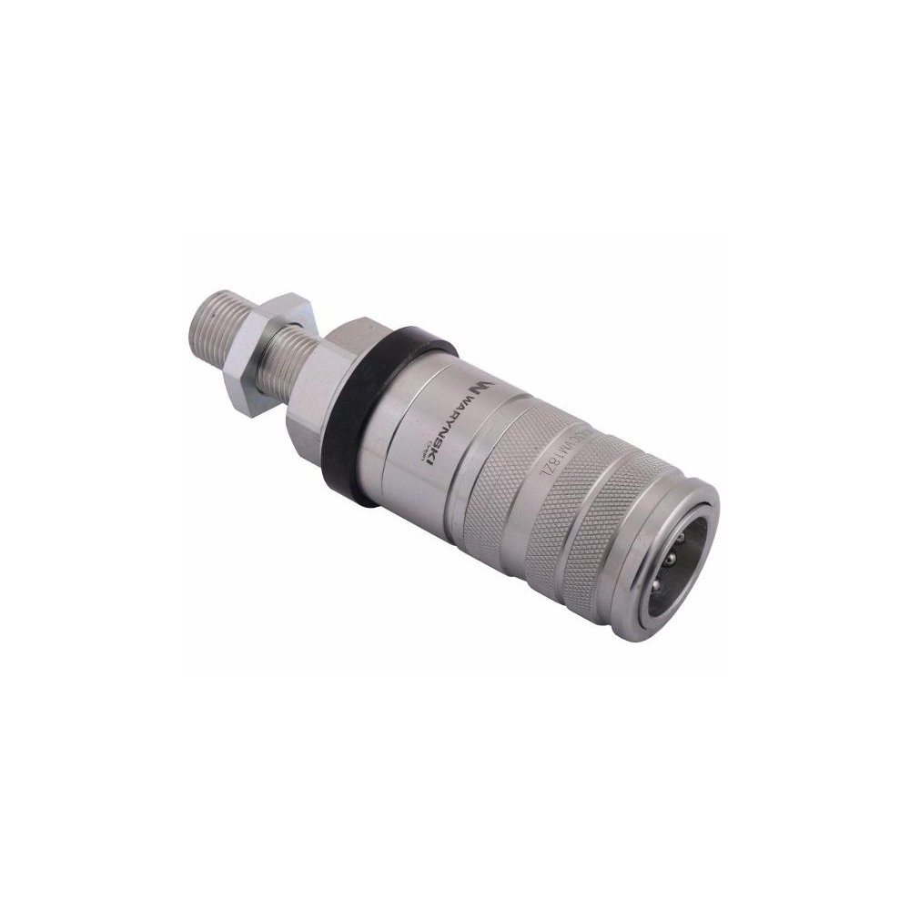 Szybkozłącze hydrauliczne zrywalne seria WIA3CV (3CFPV) 68 l/min gniazdo long M18x1.5 gwint zewnętrzny EURO PUSH-PULL (ISO 7241-