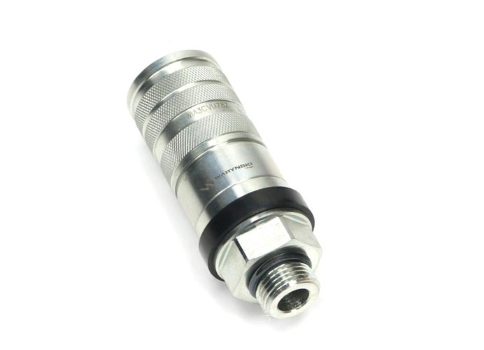 Szybkozłącze hydrauliczne zrywalne seria WIA3CV (3CFPV) 68 l/min gniazdo G7/8"UNF gwint zewnętrzny EURO PUSH-PULL (ISO 7241-A) W