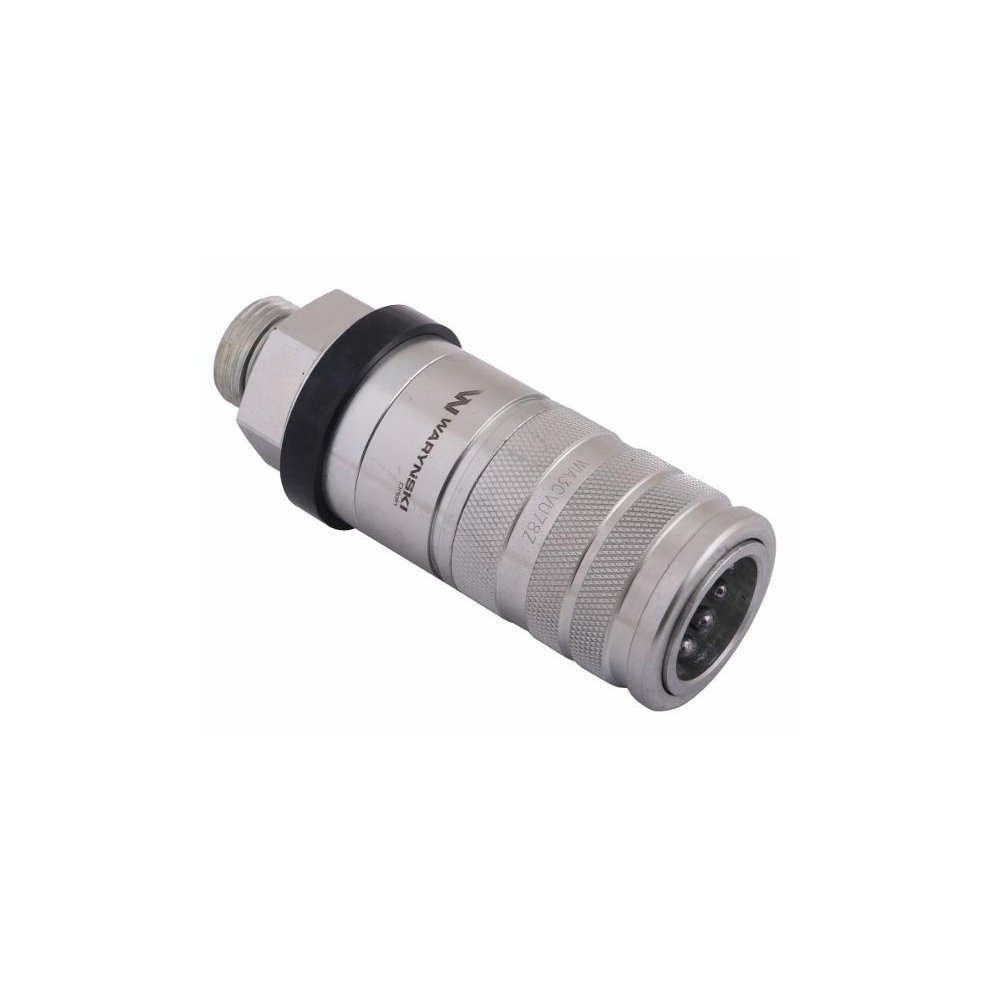 Szybkozłącze hydrauliczne zrywalne seria WIA3CV (3CFPV) 68 l/min gniazdo G7/8"UNF gwint zewnętrzny EURO PUSH-PULL (ISO 7241-A) W