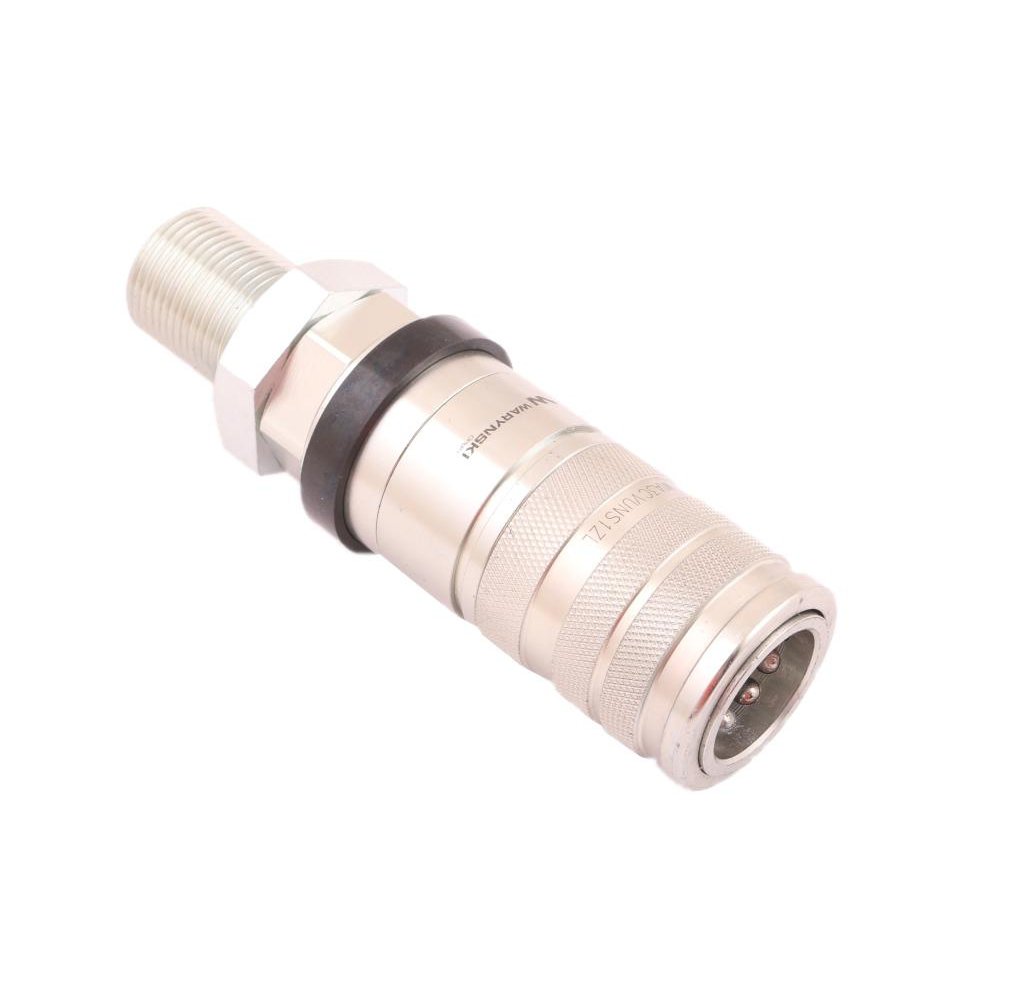 Szybkozłącze hydrauliczne zrywalne seria WIA3CV (3CFPV) 68 l/min gniazdo long 1" ORFS gwint zewnętrzny EURO PUSH-PULL (ISO 7241-