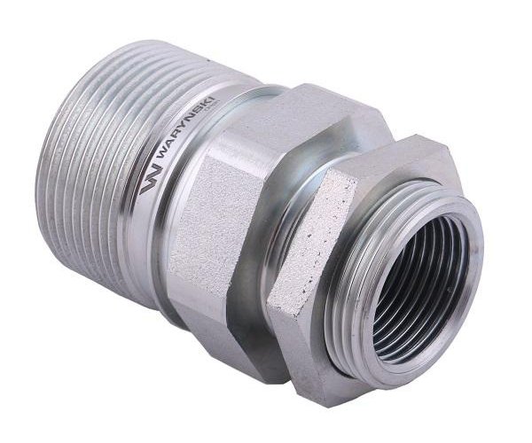 Szybkozłącze hydrauliczne skręcane (motylkowe) gniazdo G1"BSP gwint wewnętrzny 250bar Waryński
